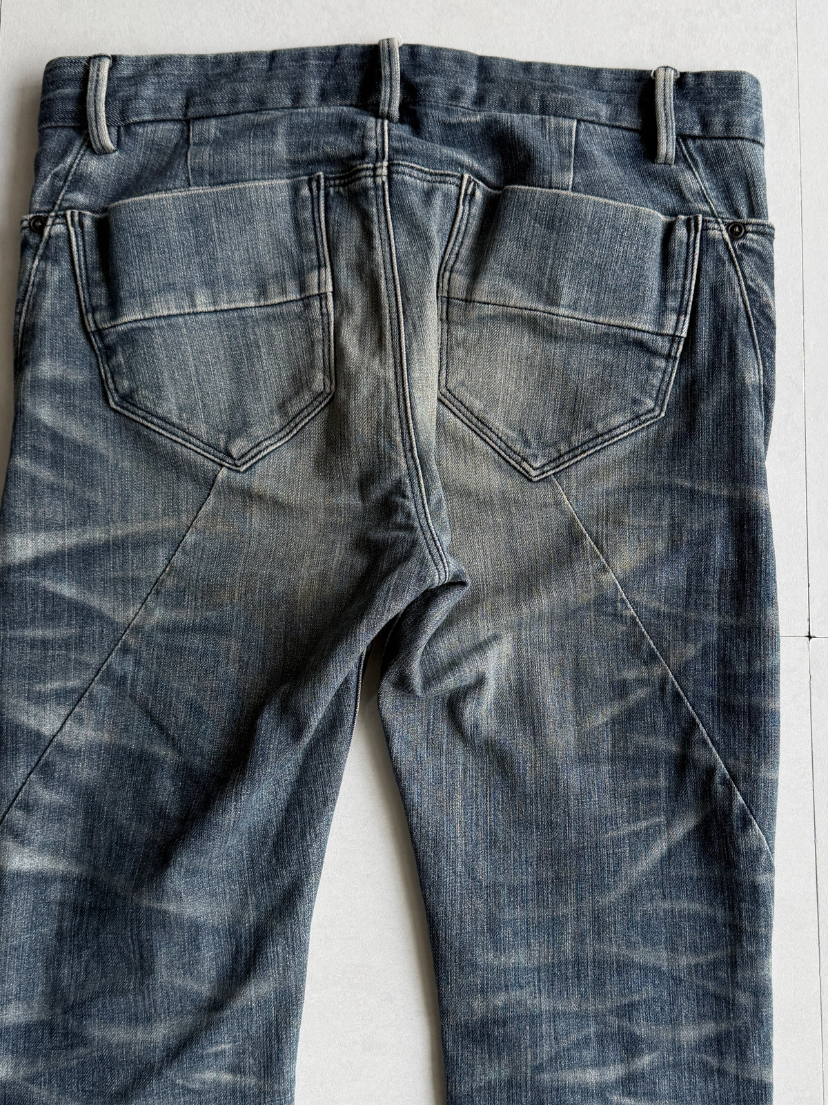 Johnny Wolf Faded Zip Flare Denim Size 2