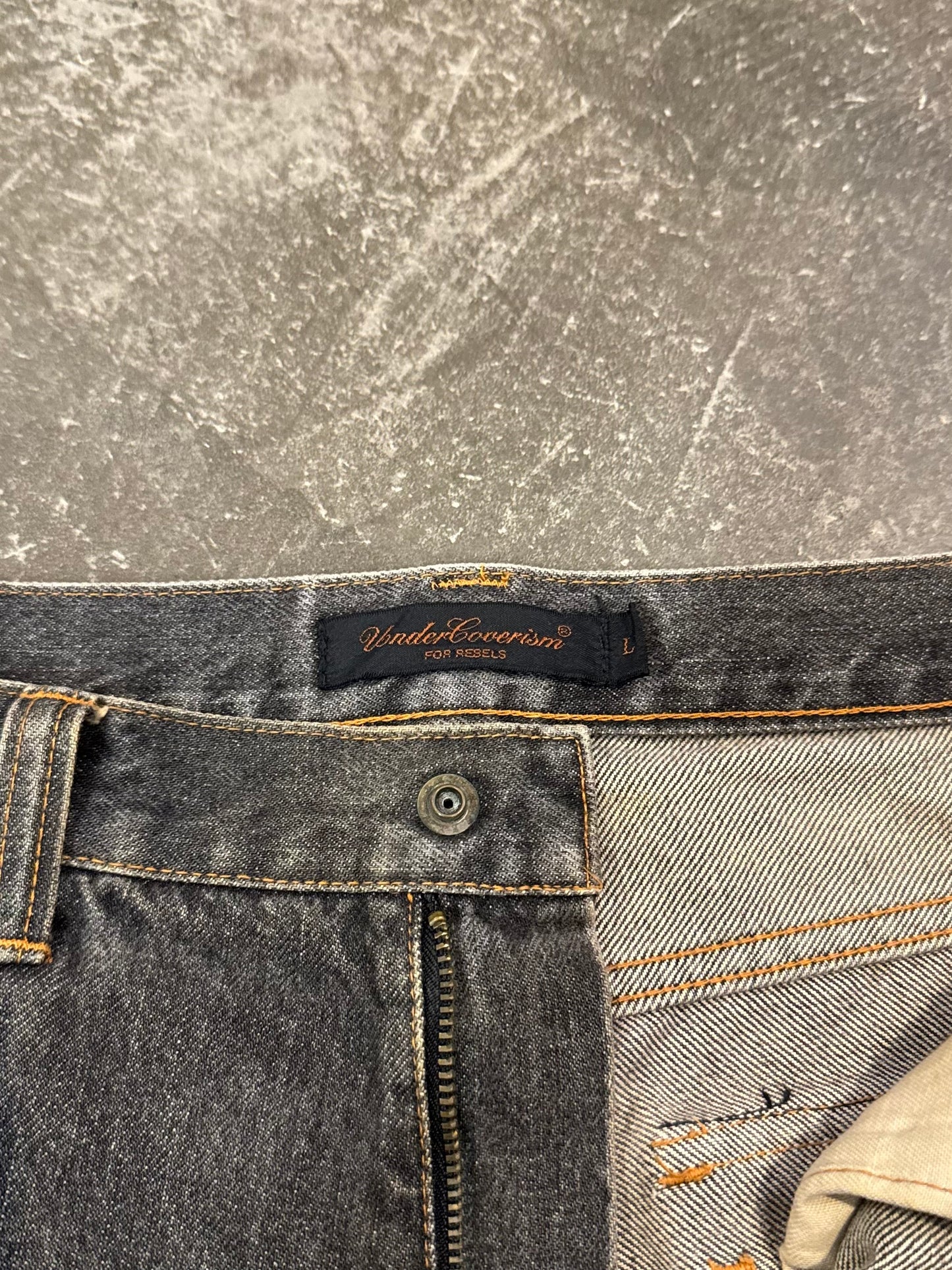 undercover 02AW Black Cotton Pants Size L