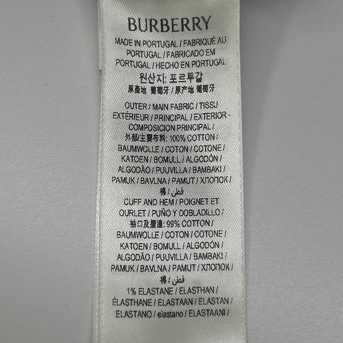 BURBERRY Logo Nova Check Label Hoodie Black Size M