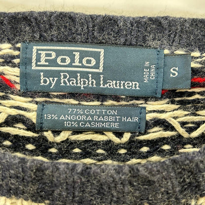 POLO RALPH LAUREN Cashmere Nordic Knit Ivory Size S