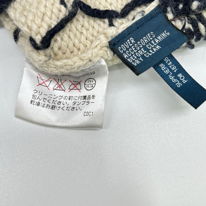 POLO RALPH LAUREN Cashmere Nordic Knit Ivory Size S
