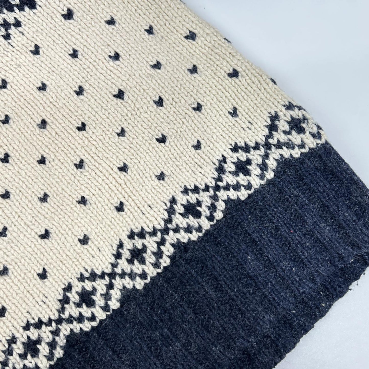 POLO RALPH LAUREN Cashmere Nordic Knit Ivory Size S