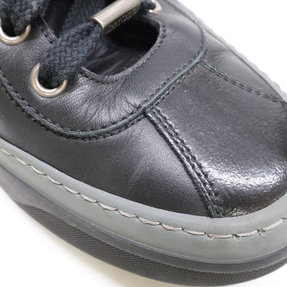JIMMY CHOO Star Studded Leather Sneakers Black Size EU 40