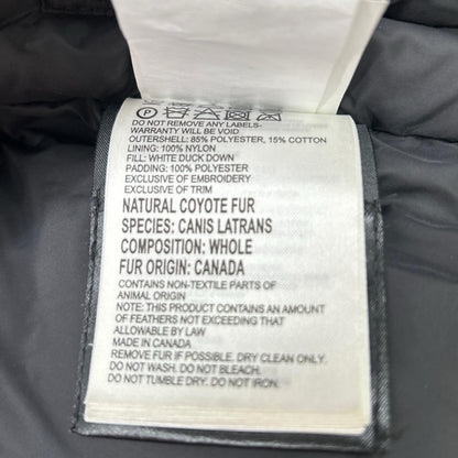 CANADA GOOSE Black Orford Down Jacket Size XS