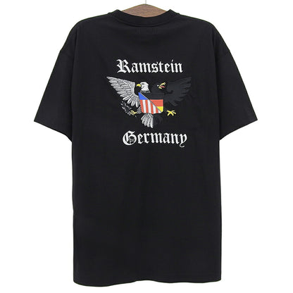 VETEMENTS 20AW Logo Embroidered T-Shirt Black Size L