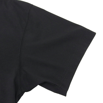 VETEMENTS 20AW Logo Embroidered T-Shirt Black Size L