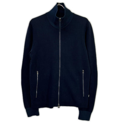 HUGOBOSS Cotton Zip-Up Cardigan Black Size S