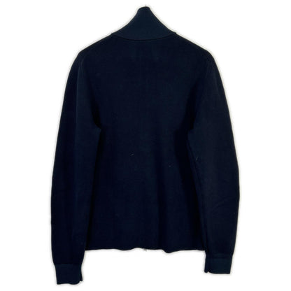 HUGOBOSS Cotton Zip-Up Cardigan Black Size S