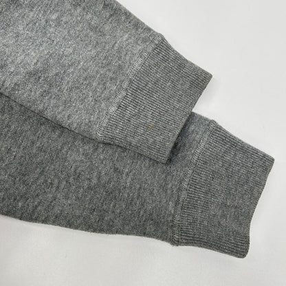 HUGOBOSS Cotton Zip-Up Cardigan Gray Size S