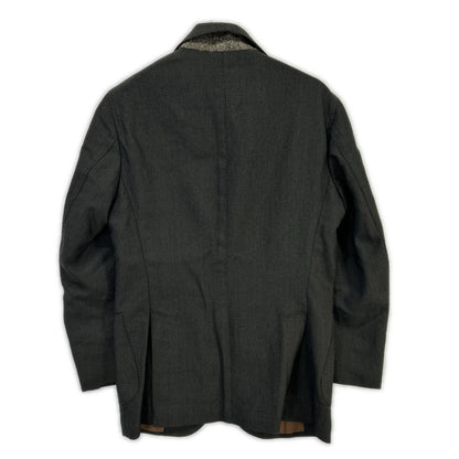 Stile Latino Wool Tailored Blazer Gray Size 40