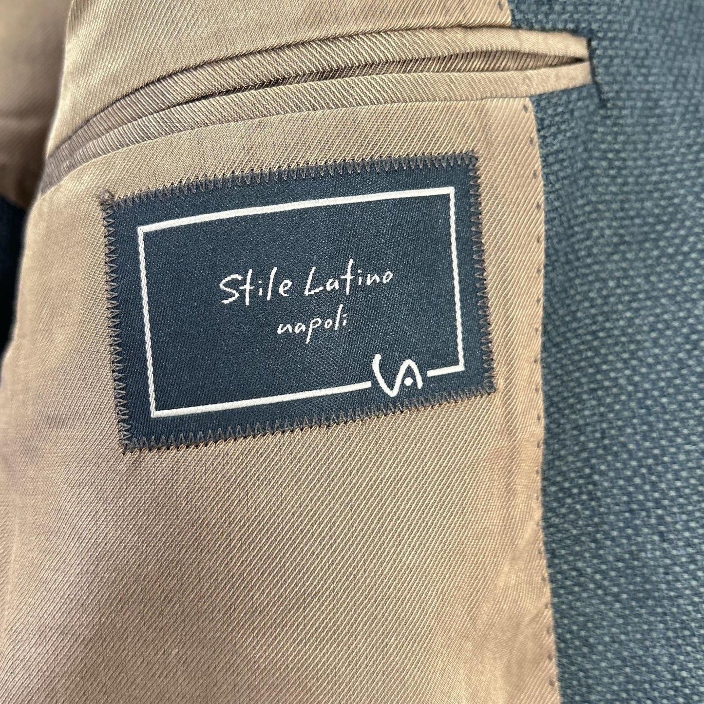 Stile Latino Wool Tailored Blazer Gray Size 40