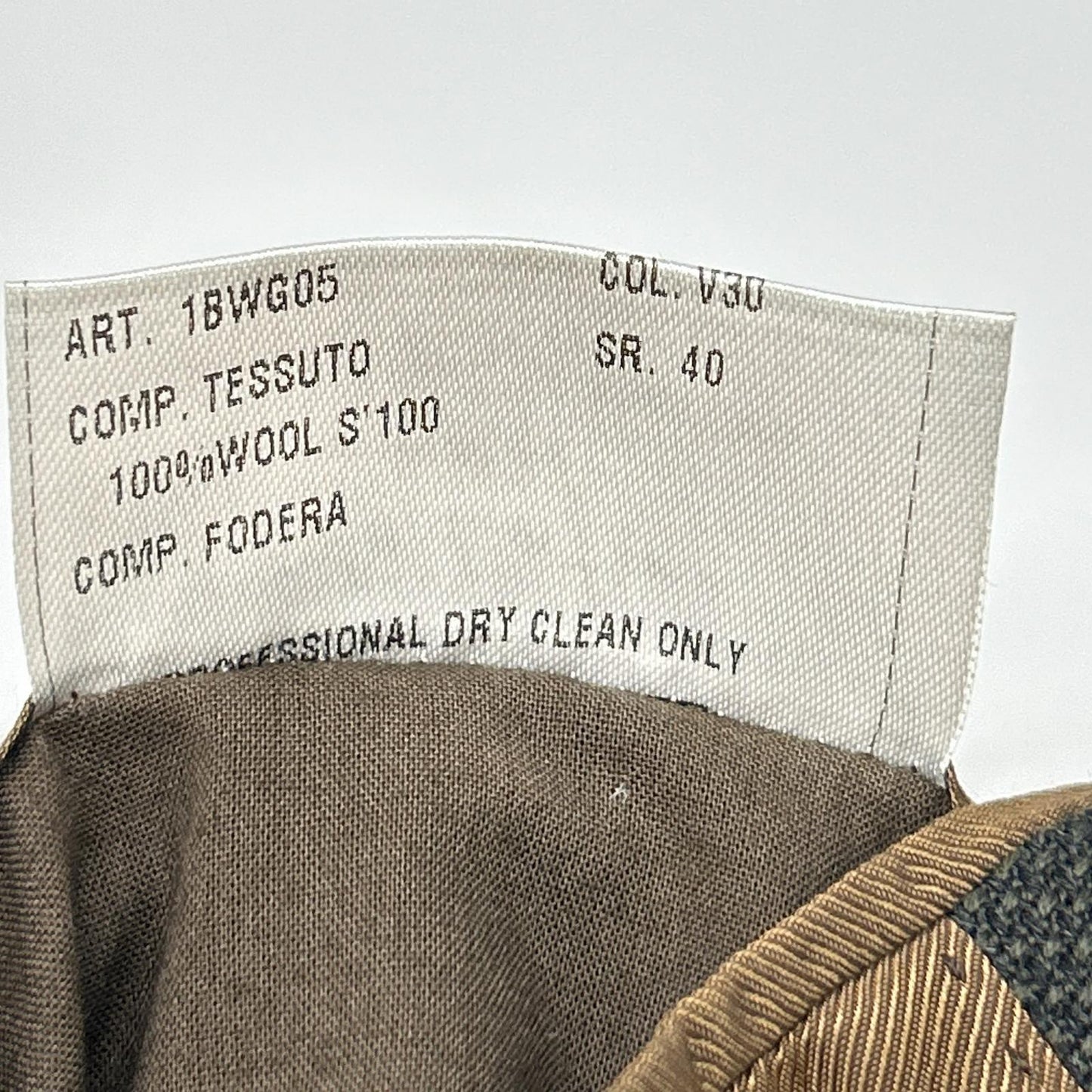Stile Latino Wool Tailored Blazer Gray Size 40