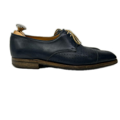 JOHNLOBB EVERDON Straight Tip Sneakers Navy Size 7