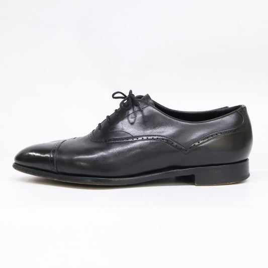EDWARDGREEN Berkeley Punched Cap Toe Shoes Black Size 8 1/2
