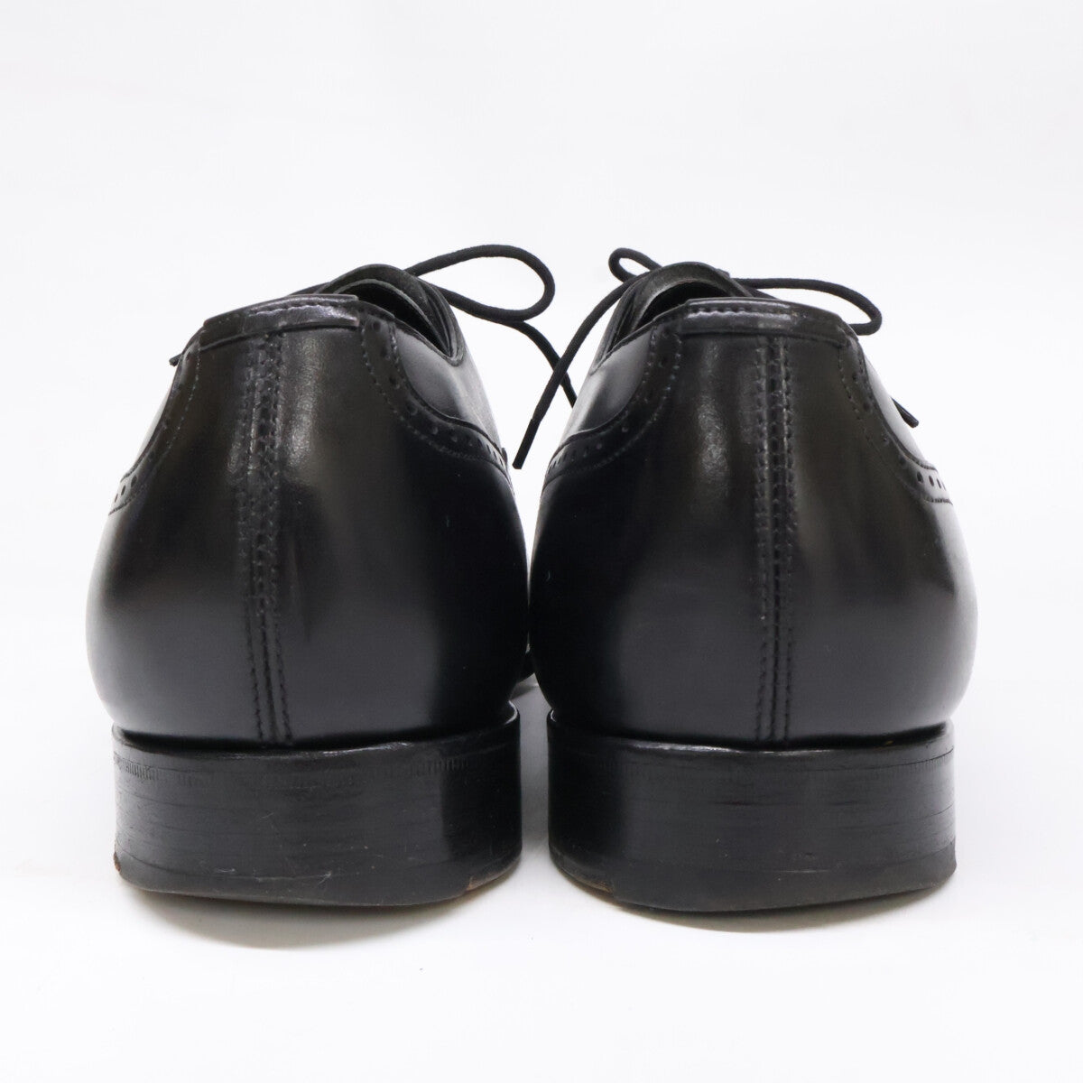EDWARDGREEN Berkeley Punched Cap Toe Shoes Black Size 8 1/2