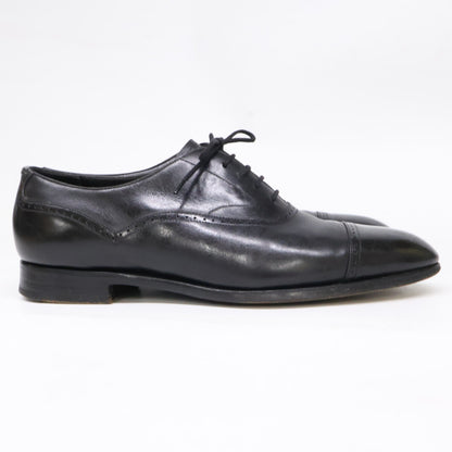 EDWARDGREEN Berkeley Punched Cap Toe Shoes Black Size 8 1/2
