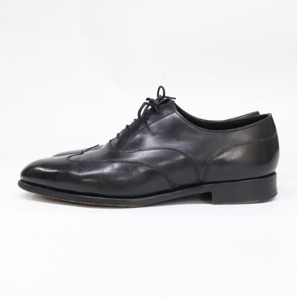 EDWARDGREEN Beaulieu Wingtip Leather Shoes Black Size 8 1/2