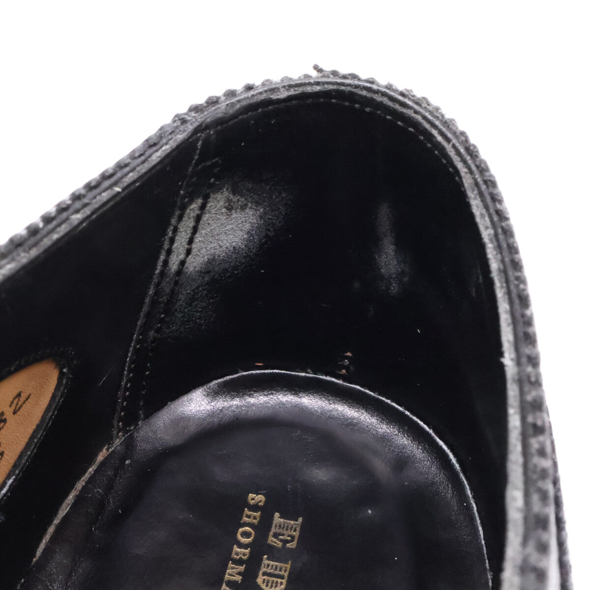 EDWARDGREEN Beaulieu Wingtip Leather Shoes Black Size 8 1/2
