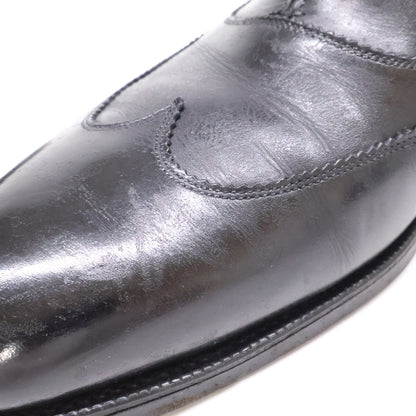 EDWARDGREEN Beaulieu Wingtip Leather Shoes Black Size 8 1/2