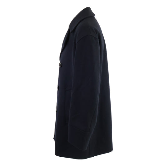 MACKINTOSH HUMBIE Wool Pea Coat Navy Size 38