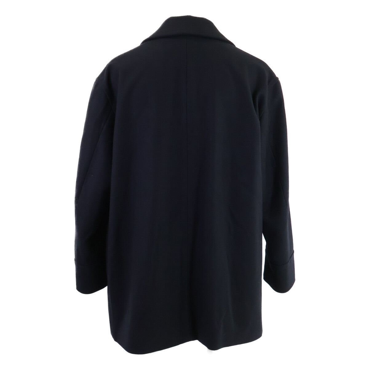 MACKINTOSH HUMBIE Wool Pea Coat Navy Size 38