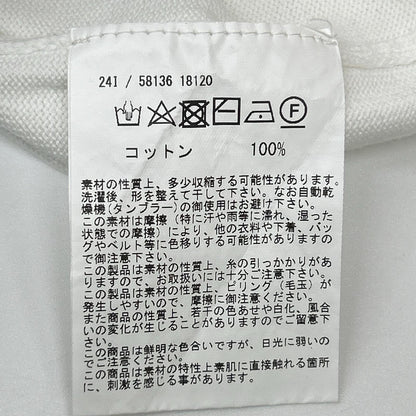 GRAN SASSO 12G Soft Cotton Crewneck Knit White Size 54