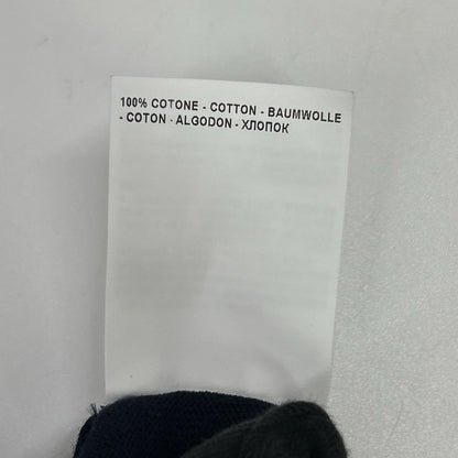 GRAN SASSO Navy Cotton Skipper S/S Knit Size 54