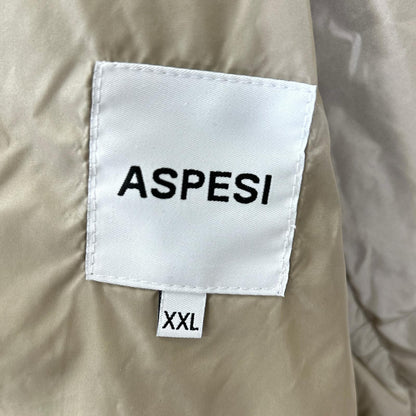 ASPESI Beige Nylon Mini Field Jacket Size XXL