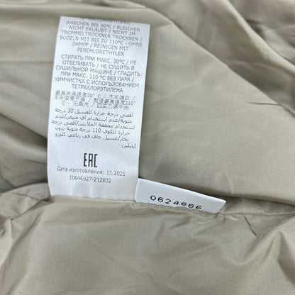 ASPESI Beige Nylon Mini Field Jacket Size XXL