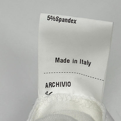 ARCHIVIO White Viscose MASACCIO Slacks Pants Size 56