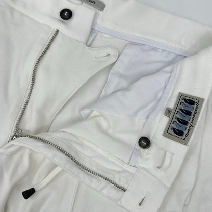 ARCHIVIO White Viscose MASACCIO Slacks Pants Size 56