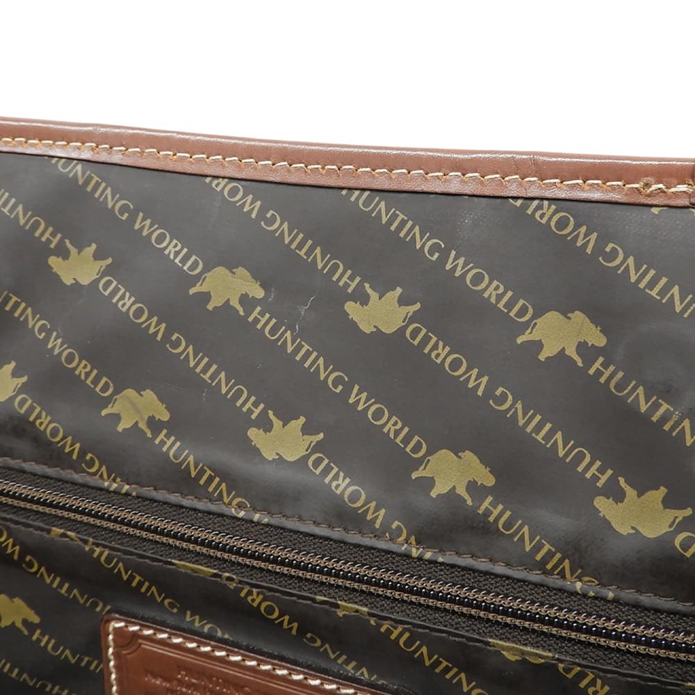 HUNTING WORLD Safari Canvas Tote Bag Khaki