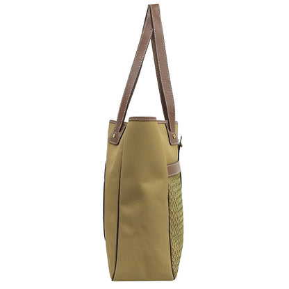 HUNTING WORLD Safari Canvas Tote Bag Khaki