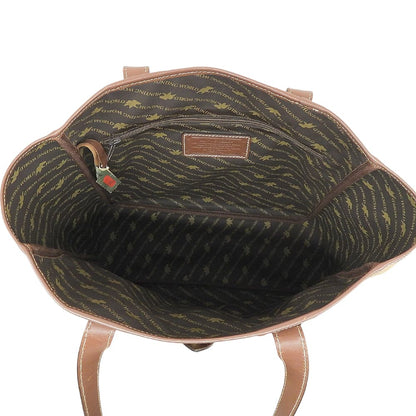 HUNTING WORLD Safari Canvas Tote Bag Khaki