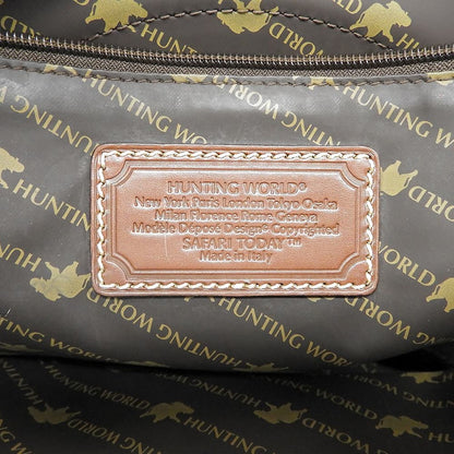 HUNTING WORLD Safari Canvas Tote Bag Khaki