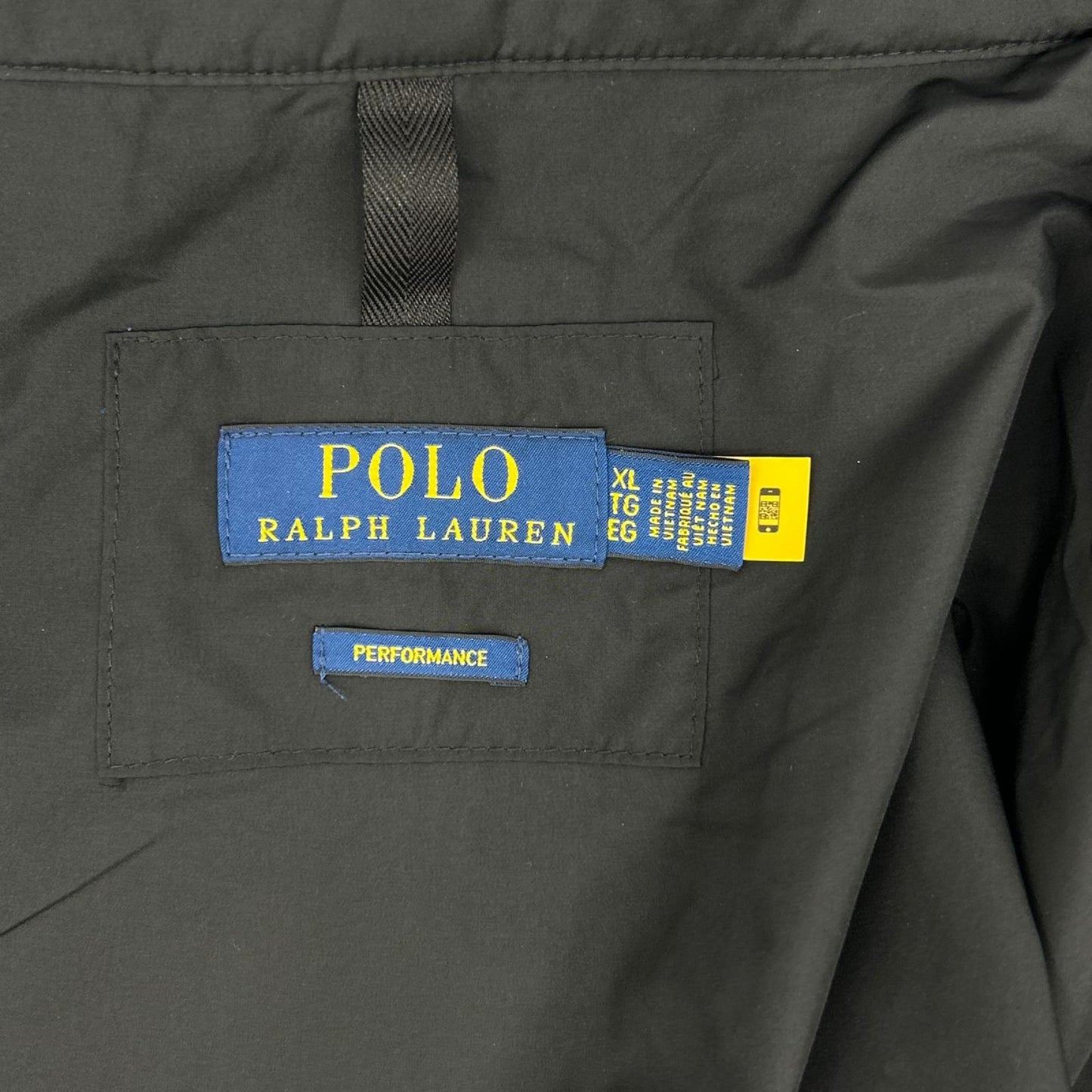 POLObyRalphLauren Performance Zip-Up Jacket Black Size XL