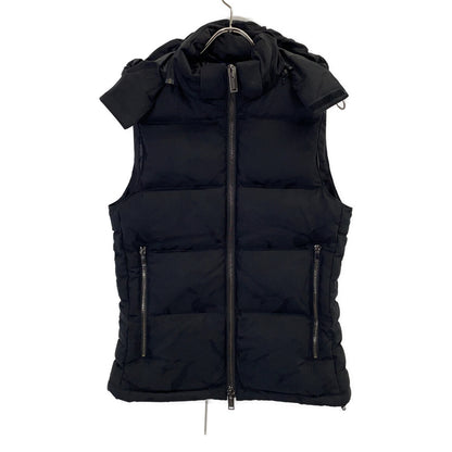 jun hashimoto Black 3-Way Camo Jacquard Down Vest Size 3