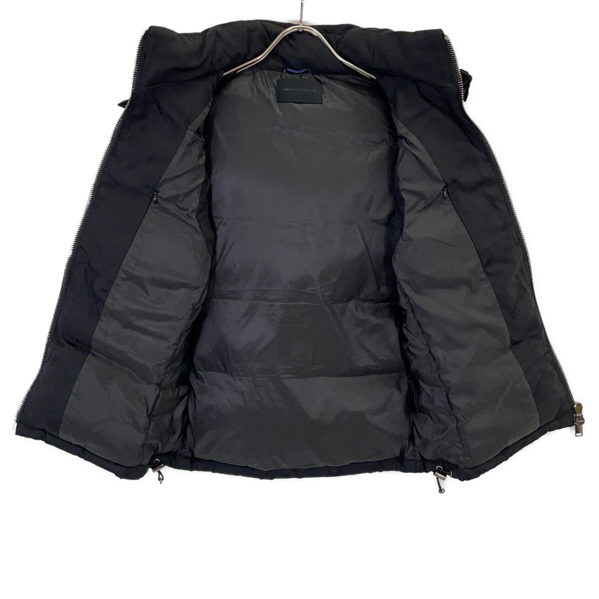 jun hashimoto Black 3-Way Camo Jacquard Down Vest Size 3