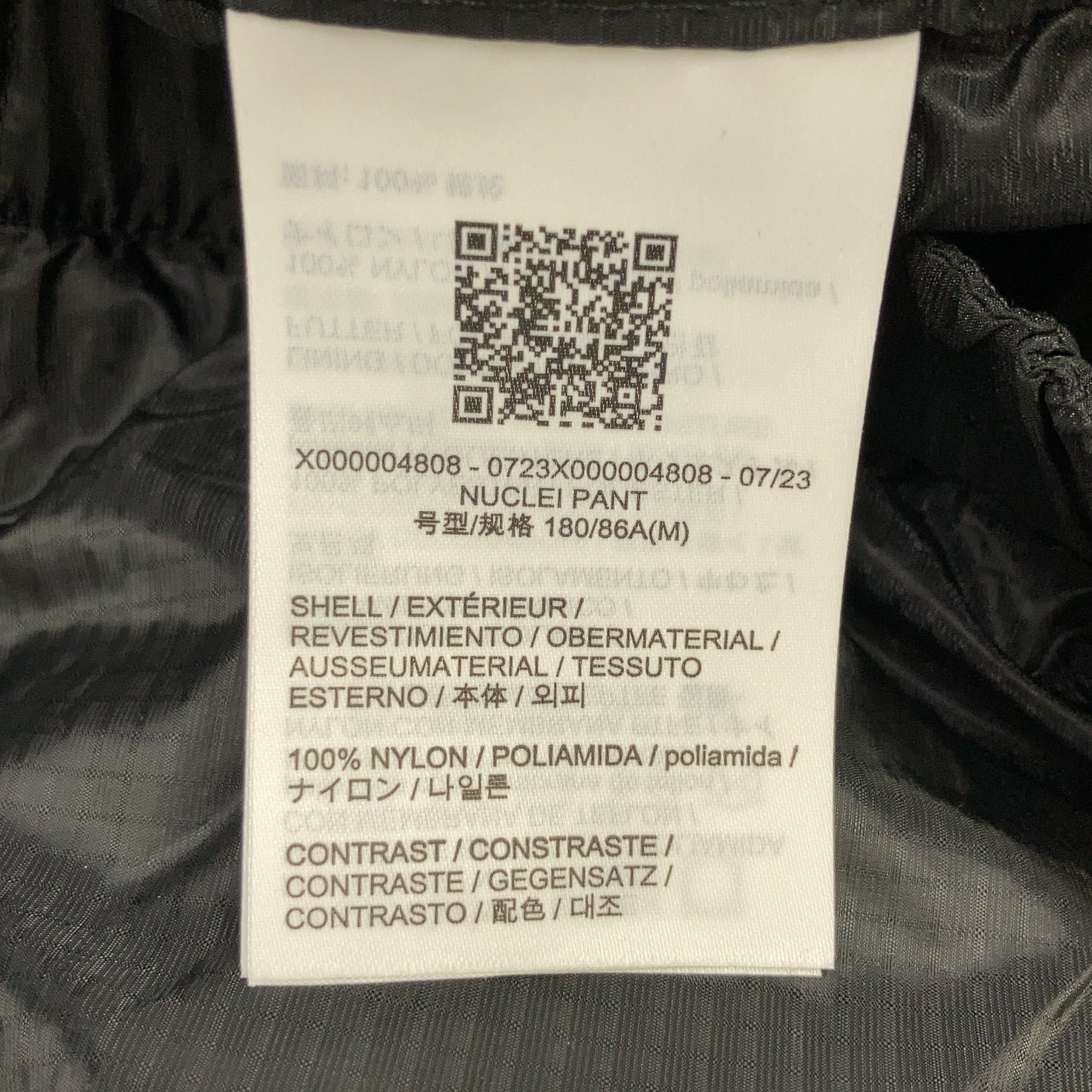 ARC'TERYX Black Nuclei Pants Size M