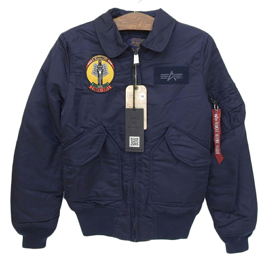 ALPHA INDUSTRIES Navy Storm Cruise Jacket Size XS