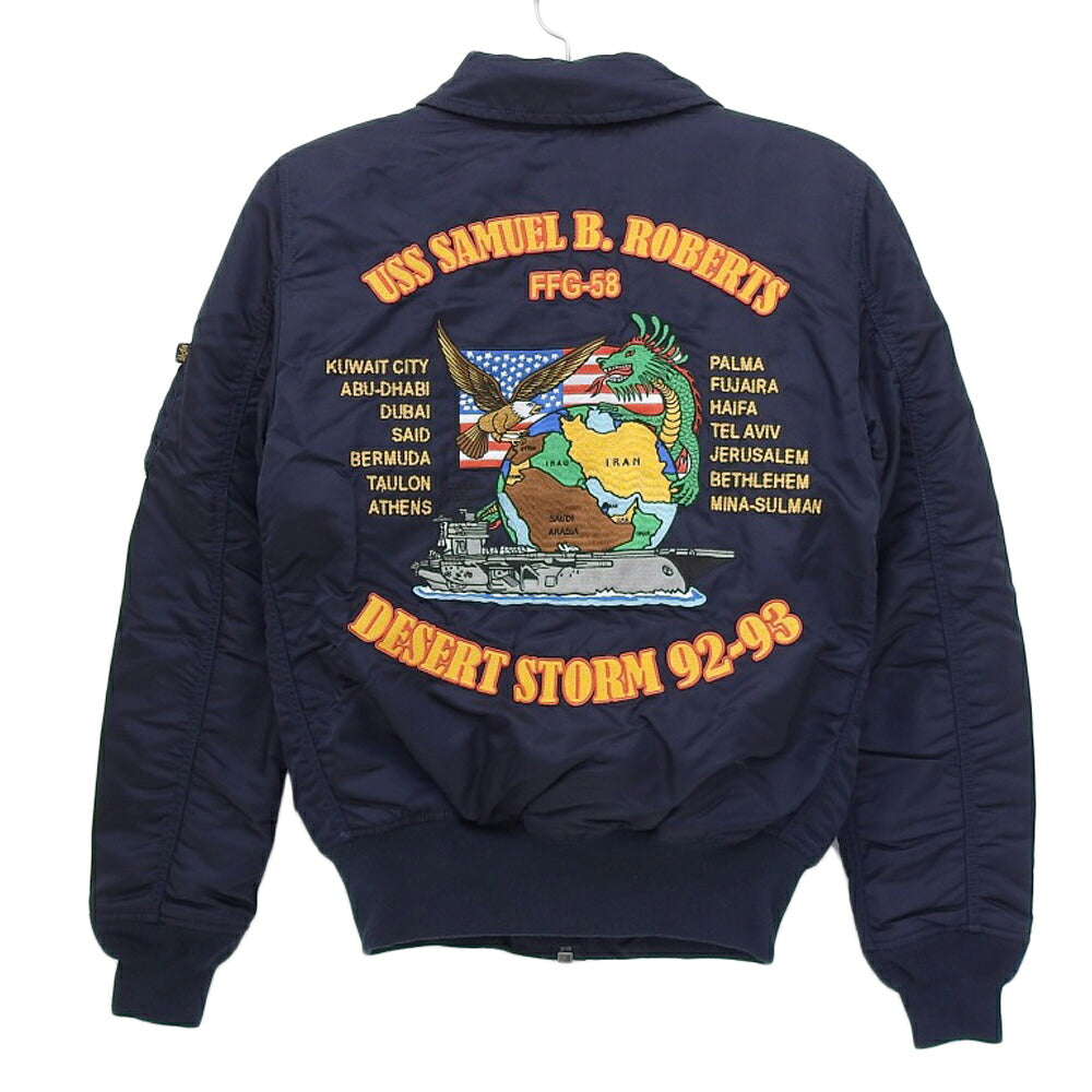 ALPHA INDUSTRIES Navy Storm Cruise Jacket Size XS