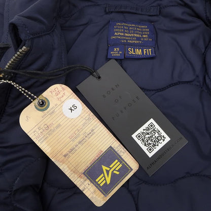 ALPHA INDUSTRIES Navy Storm Cruise Jacket Size XS