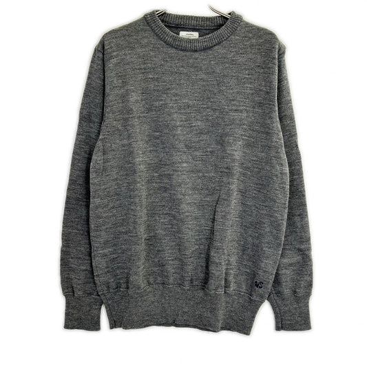 VISVIM 16SS Grey Wool Crewneck Knit Sweater