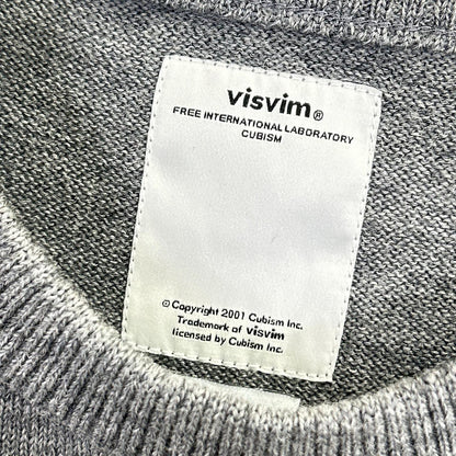 VISVIM 16SS Grey Wool Crewneck Knit Sweater