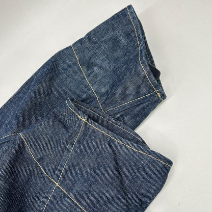LEVI'S Indigo 00s ENGINEERED Lined Denim Coat Size M