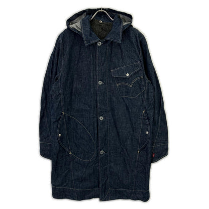 LEVI'S Indigo 00s ENGINEERED Lined Denim Coat Size M