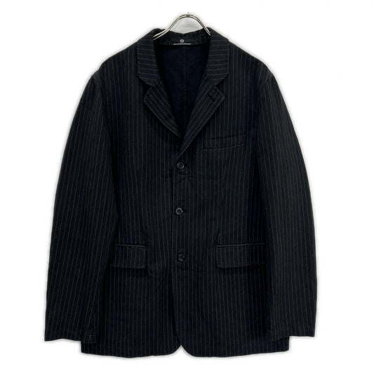 STONE ISLAND 00s Grey Pinstripe 3B Blazer