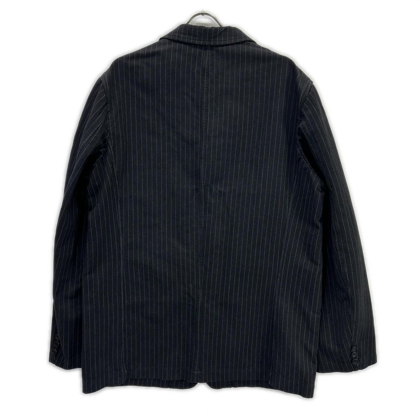 STONE ISLAND 00s Grey Pinstripe 3B Blazer