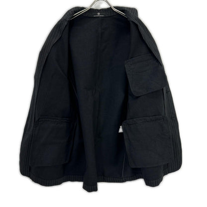 STONE ISLAND 00s Grey Pinstripe 3B Blazer