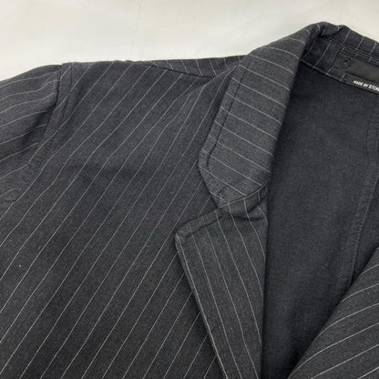STONE ISLAND 00s Grey Pinstripe 3B Blazer